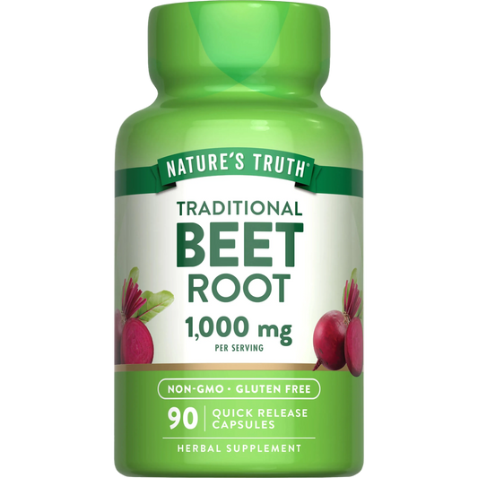 Nature's Truth Beet Root 1000mg (90 Quick Release Capsules) | The Supplement Lab Lebanon