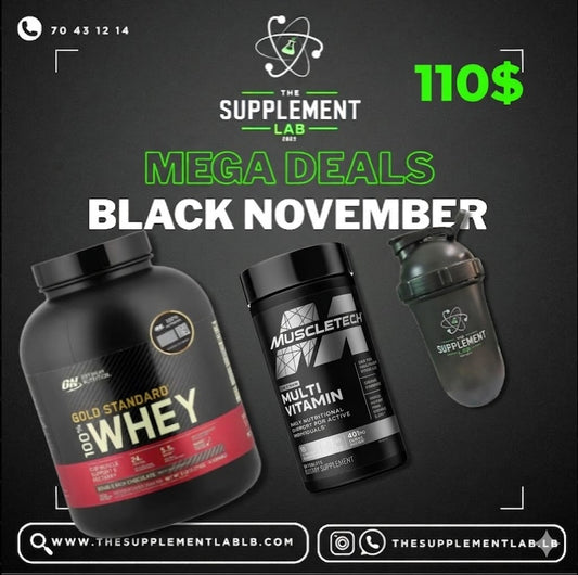 Gold Standard Whey, Vita Core Multivitamin, Shaker