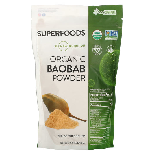 MRM Baobab Powder, 40 Servings