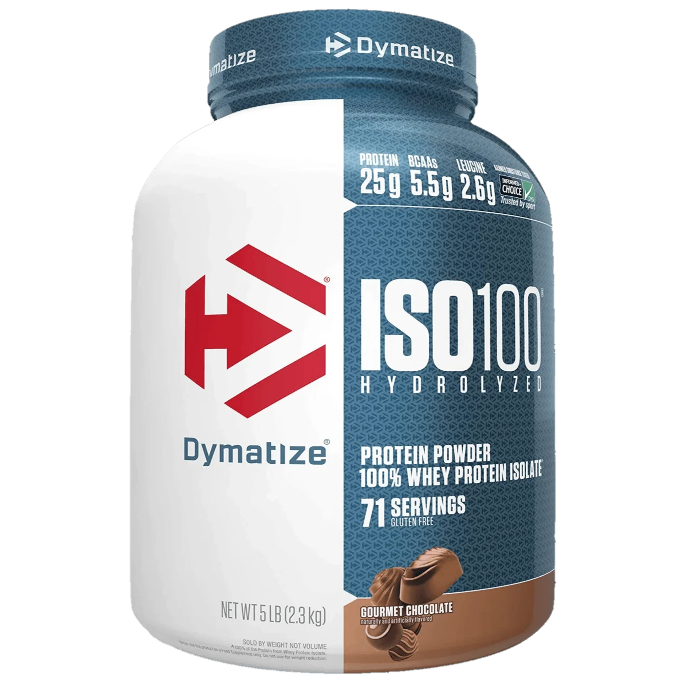 Dymatize Iso100 Isolate and Hydrolyzed Protein, 71 Servings