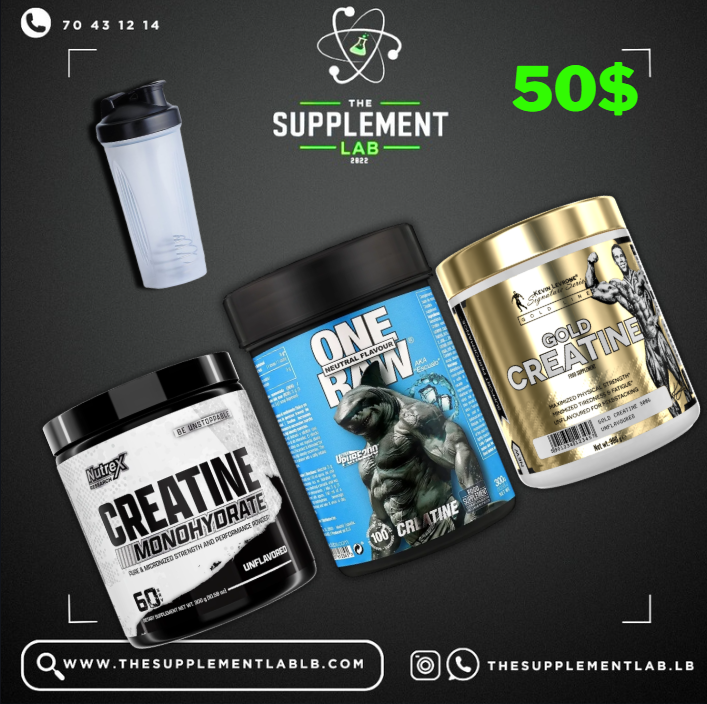 Triple Creatine Power Stack (50$) | The Supplement Lab Lebanon