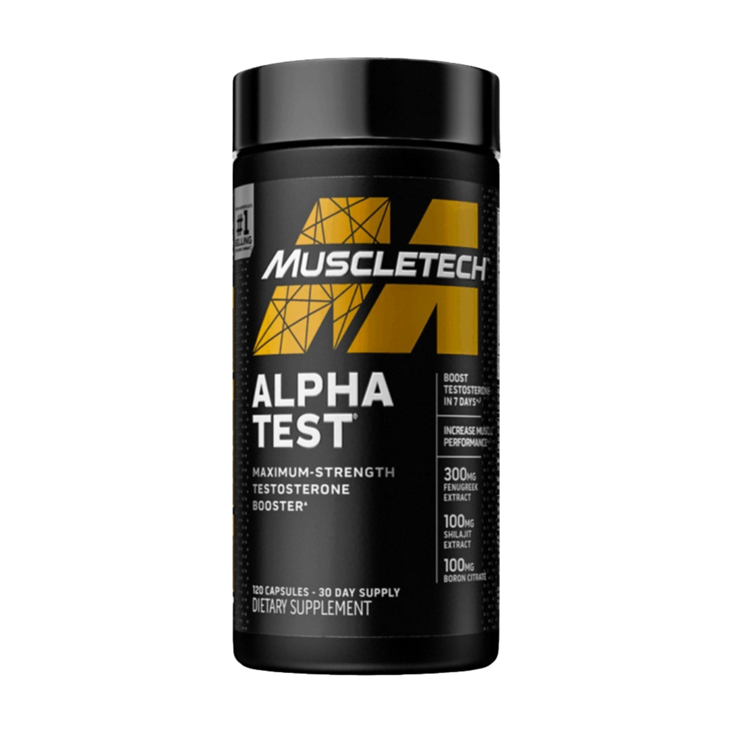 Muscletech Alpha-Test, Testo Booster, 120 Tablets