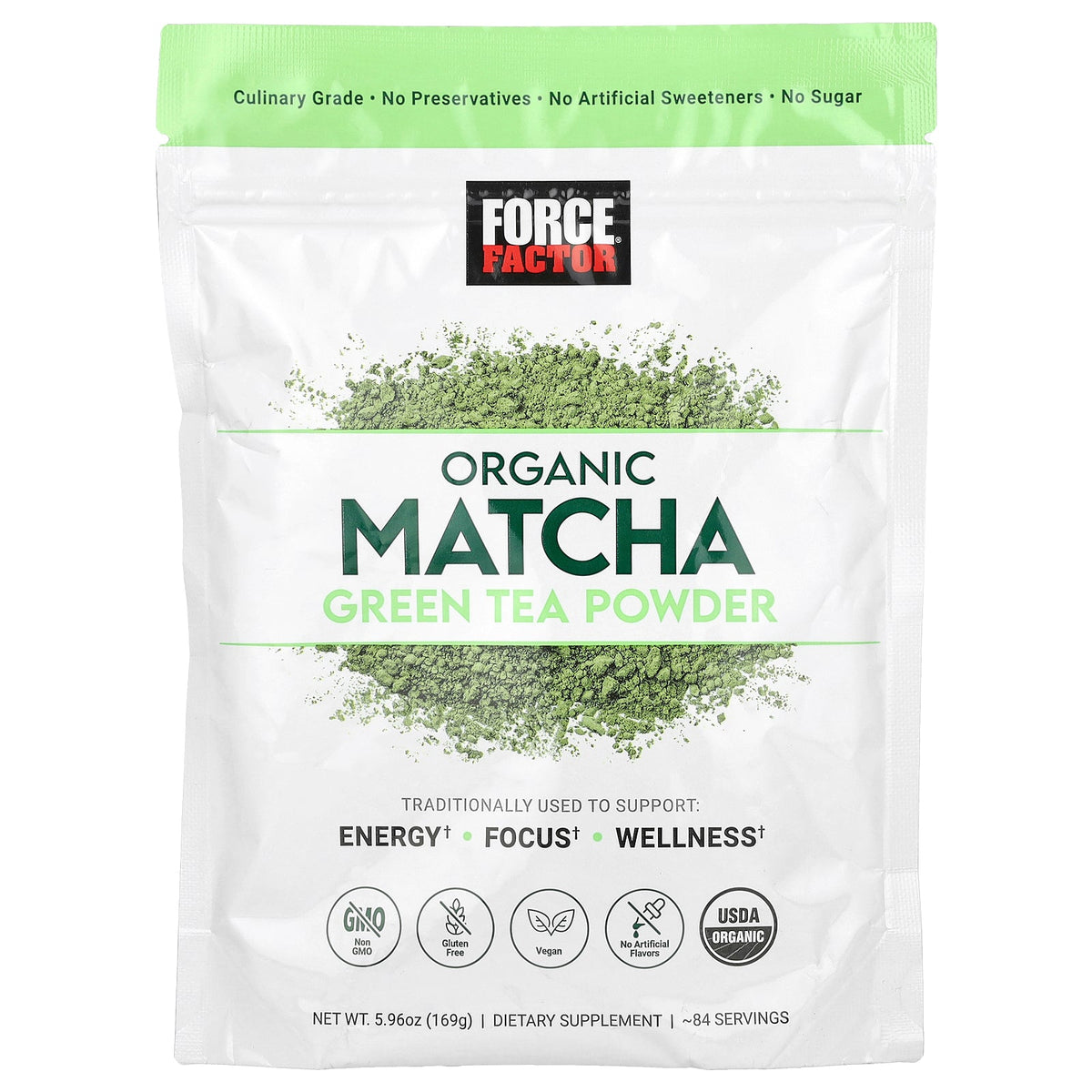 Force Factor Matcha Powder 2000mg, 84 Servings