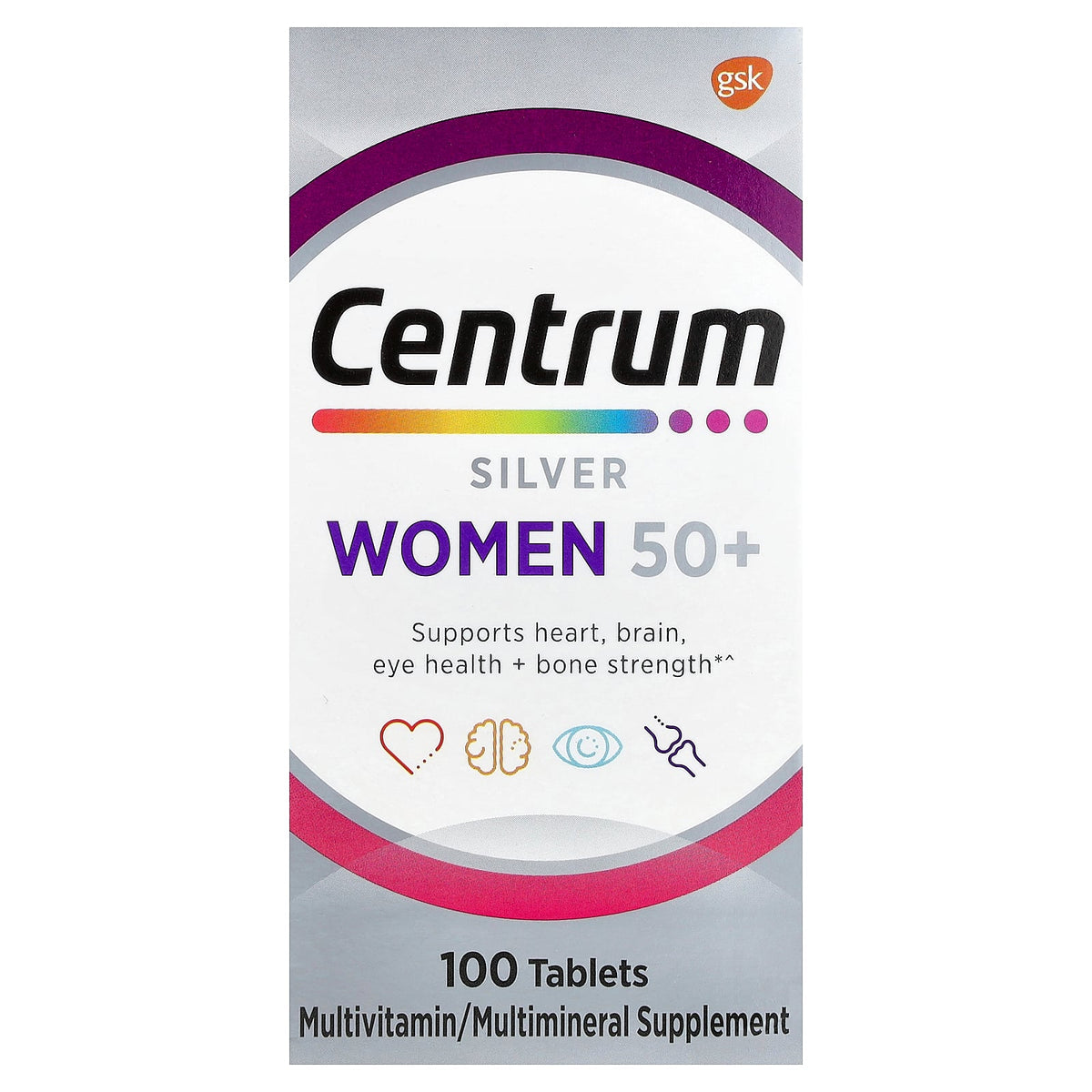 Centrum Multivitamin Women 50+, 100 Tablets