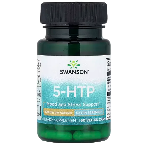 Swanson 5-HTP 100 mg 60 Vegan Capsules