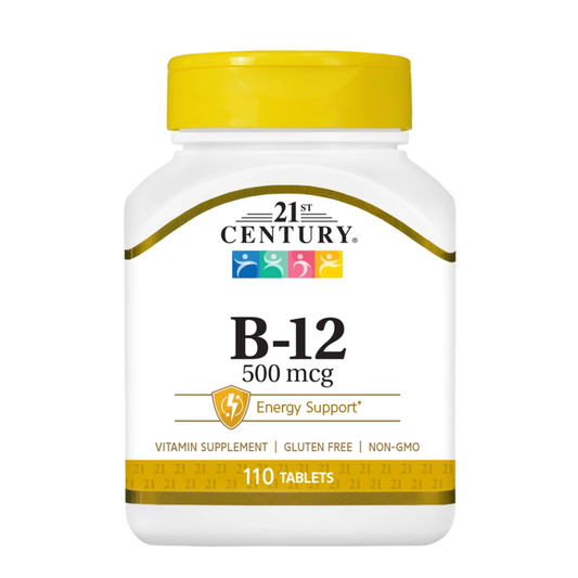 21st Century B-12 500 mcg Tablets, 110 Tablets