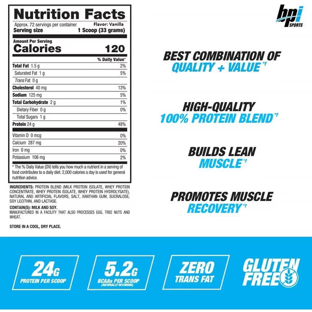 BPI Sports Best Protein (5 lbs / 72 Servings) – photo 2