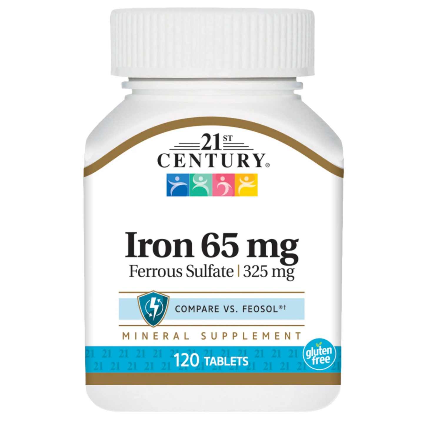 21st Century, Iron, 65 mg, 120 Tablets