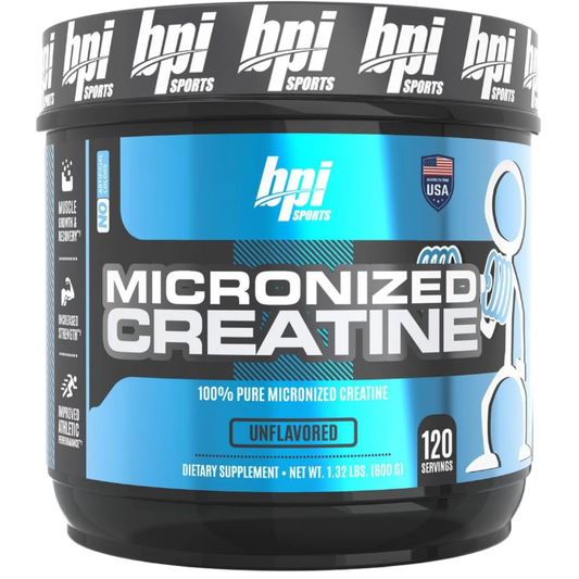 BPI Sports Creatine, Monohydrate Micronized, 120 Servings