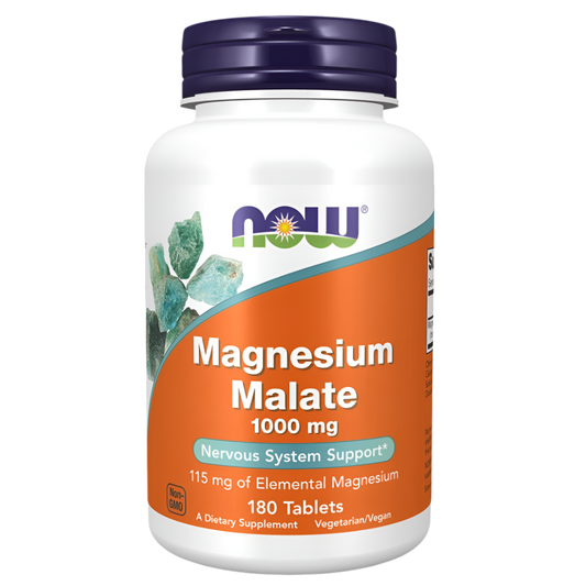 NOW Foods, Magnesium Malate 1000 mg,  180 Tablets