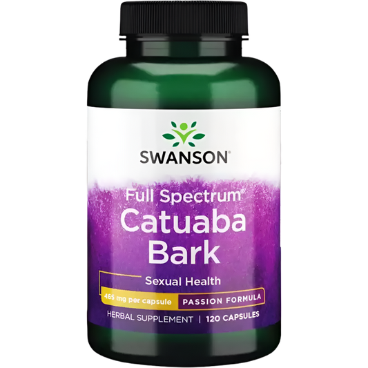 Swanson Catuaba Bark, Passion Formula, 465 mg, 120 Capsules