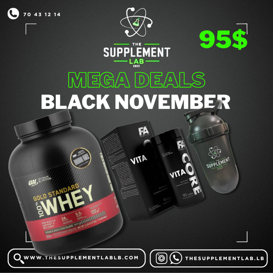 Gold Standard Whey, Vita Core Multivitamin, Shaker