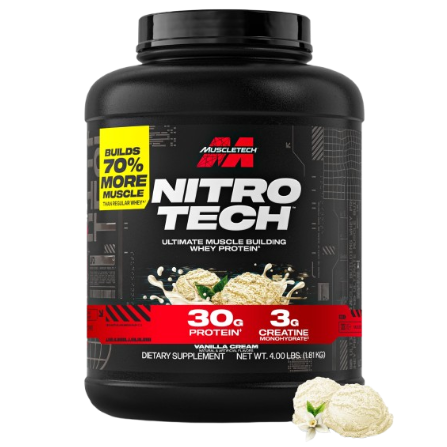 MuscleTech Nitro-Tech Whey Performance Protein 4 lbs
