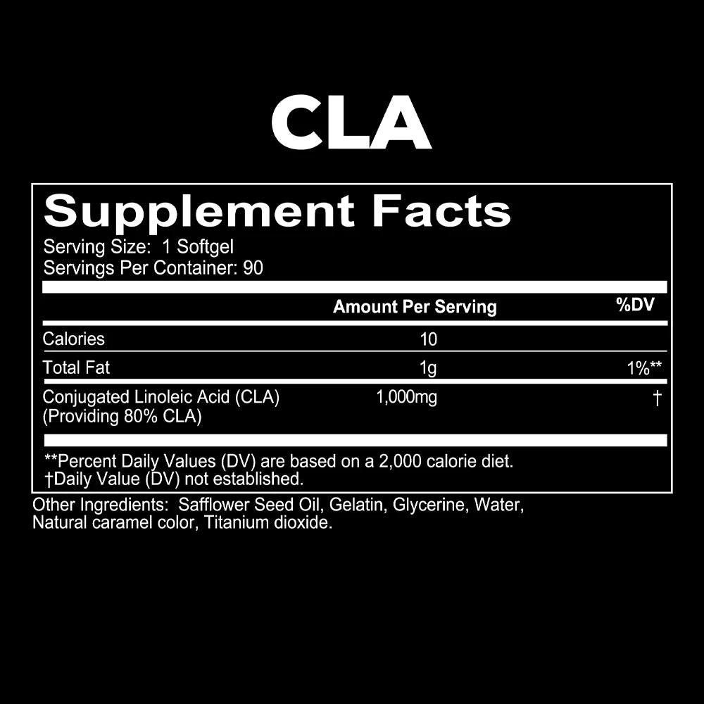 Redcon1 CLA (Conjugated Linoleic Acid), 1000mg, 90 Tablets