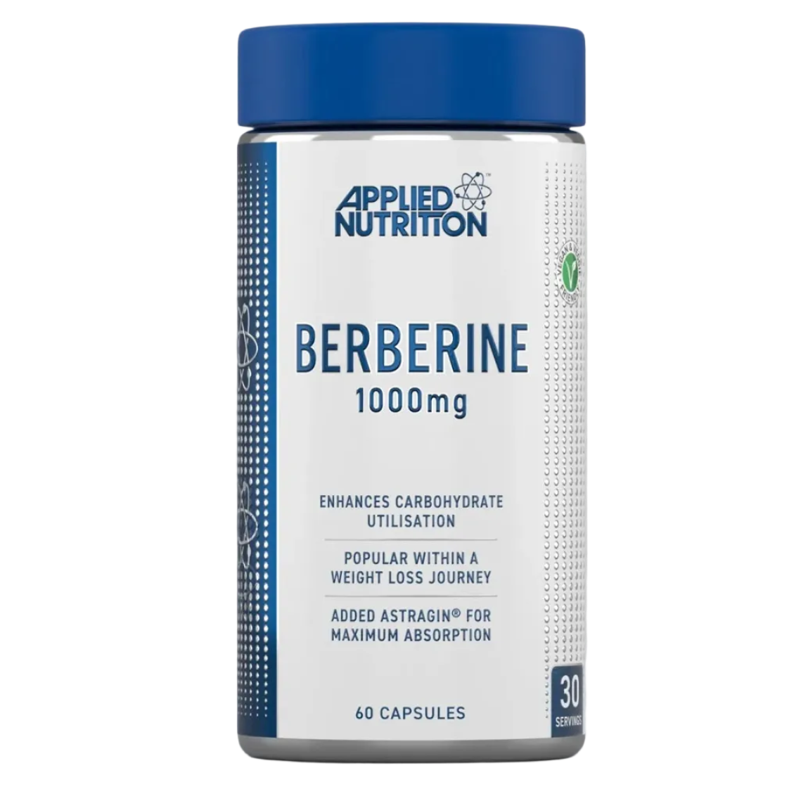 Applied Nutrition Berberine Capsules – 1000 mg, 60 Capsules | Blood Sugar Balance, Metabolic & Digestive Support