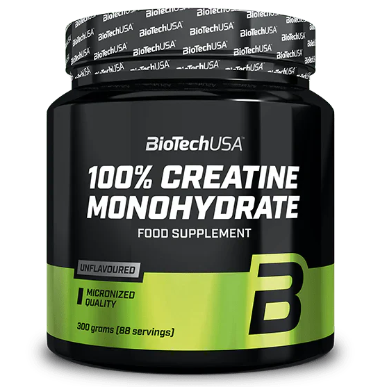 BioTechUSA 100% Creatine Monohydrate – 300 g | Strength, Power & Muscle Performance