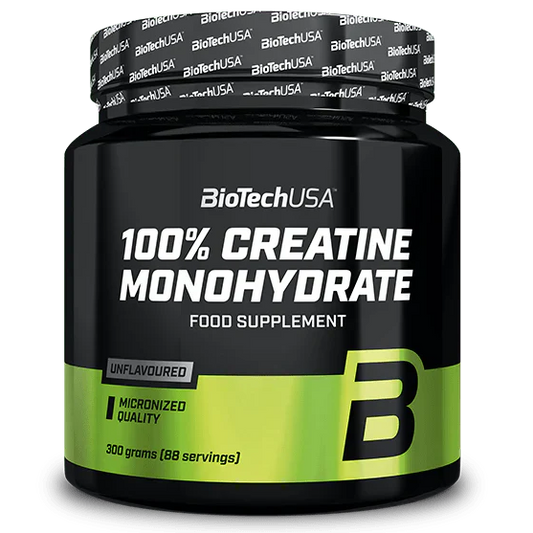BioTechUSA 100% Creatine Monohydrate – 300 g | Strength, Power & Muscle Performance
