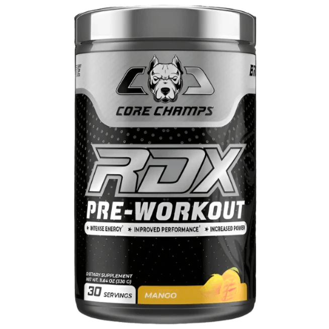 Core champs RDX Pre-Workout Caffeine Plus, 30 Servings