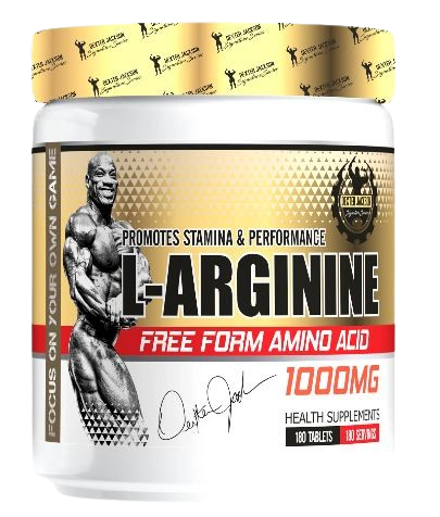 Dexter Jackson L-Arginine Tablets 180 Servings, 1000mg Per Serving