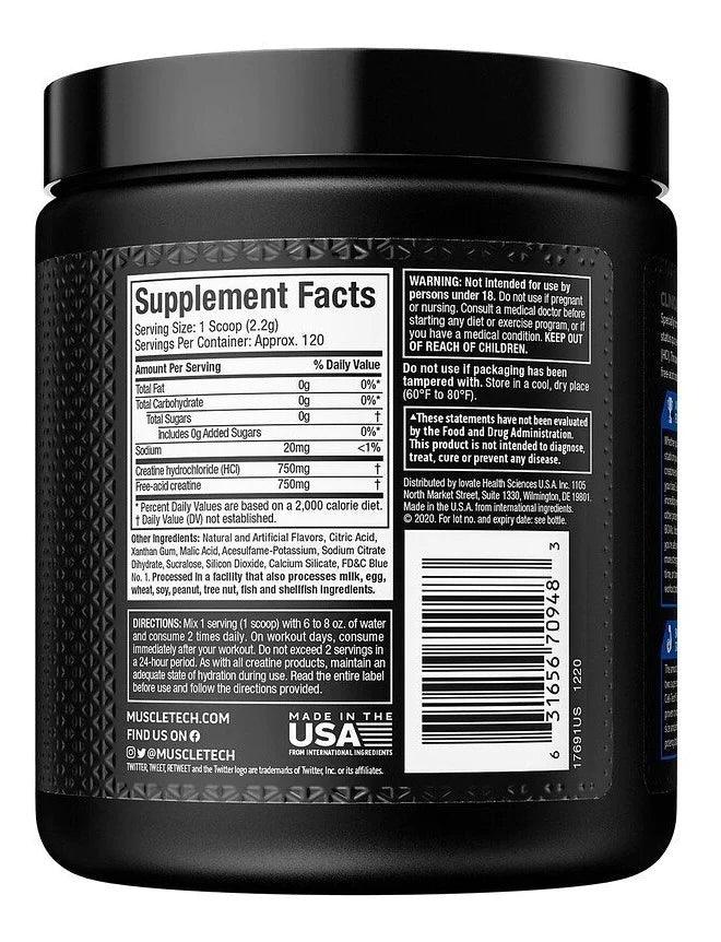 MuscleTech Creatina HCL Creator, 120 Servings