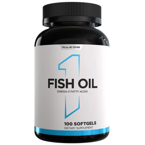 Rule1 Fish Oil, Omega 3 – 100 Softgels | Premium EPA & DHA for Heart, Brain & Joint Support