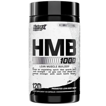 Nutrex Research HMB 1000 – 120 Capsules | Muscle Support, Strength & Recovery