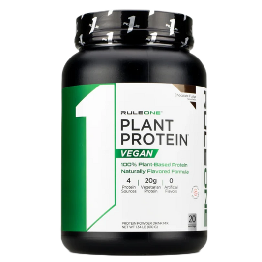 Rule 1 R1 Plant Protein, 1.28 lbs Powder - 20g Vegan Protein