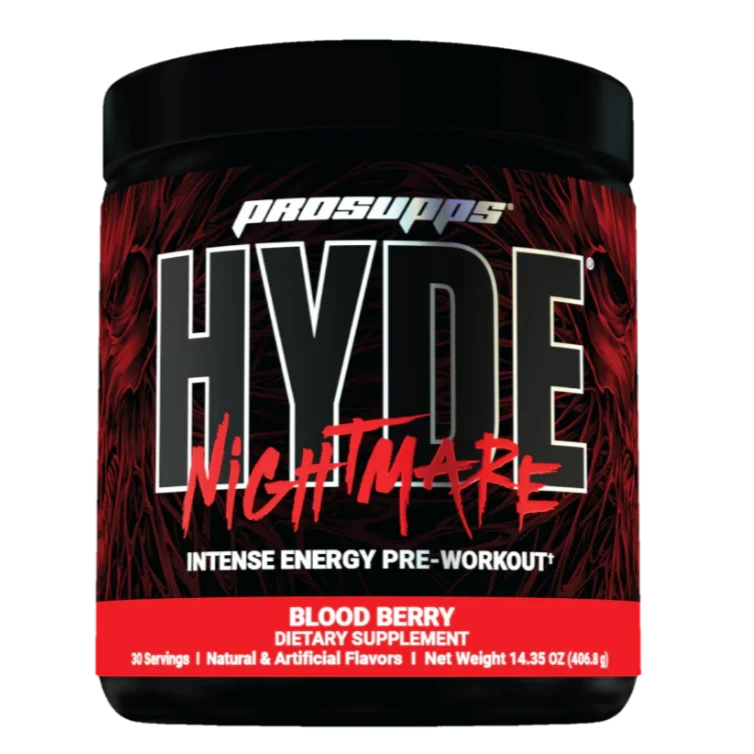 ProSupps Hyde Nightmare Pre-Workout Powder Energy Drink - Intense Energy, 30 Servings