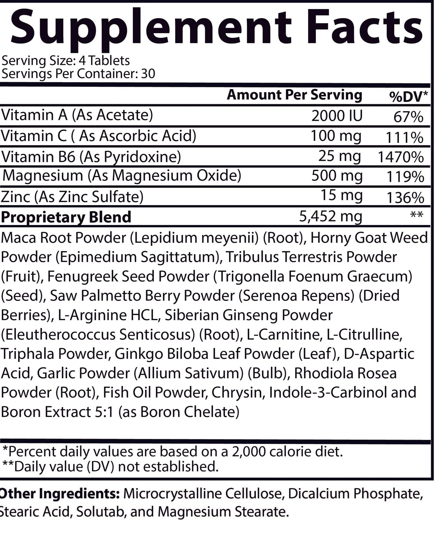 MonsterTest, Testo-Booster, 120 Tablets