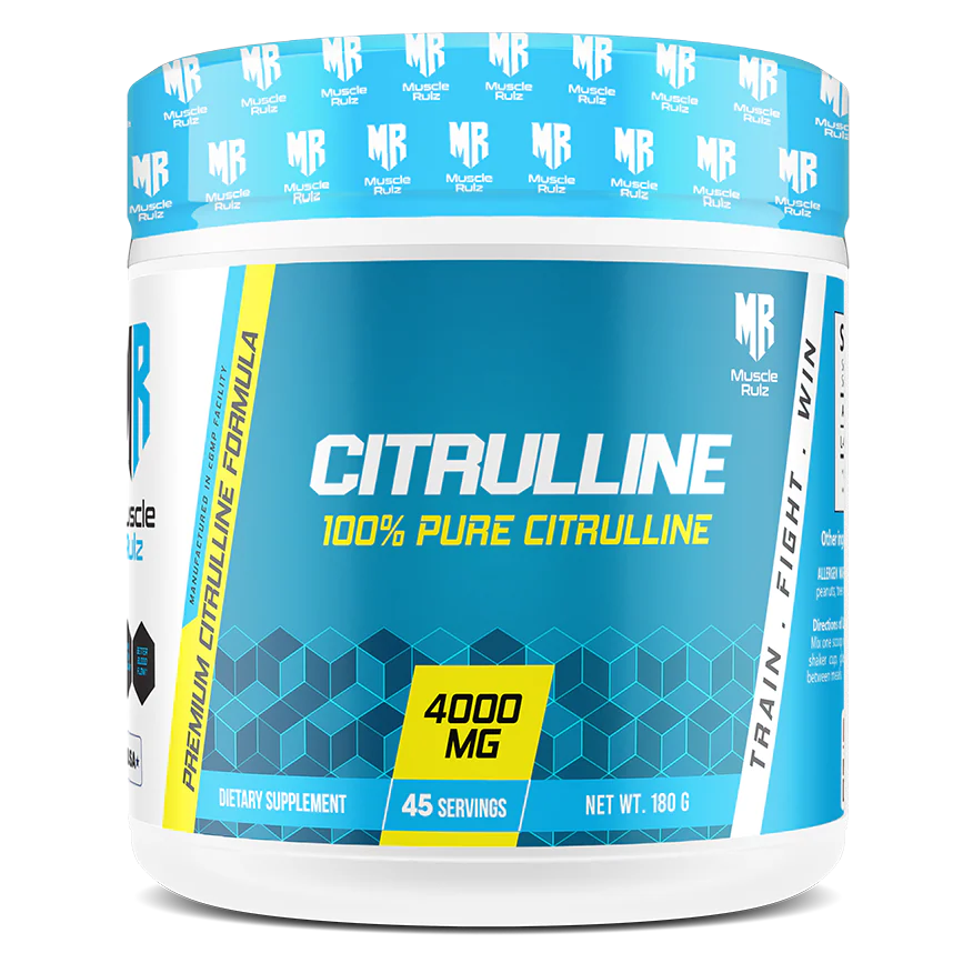 Muscle Rulz CITRULLINE 4000 mg – 45 Servings, 180 g | Pump, Performance & Endurance Support