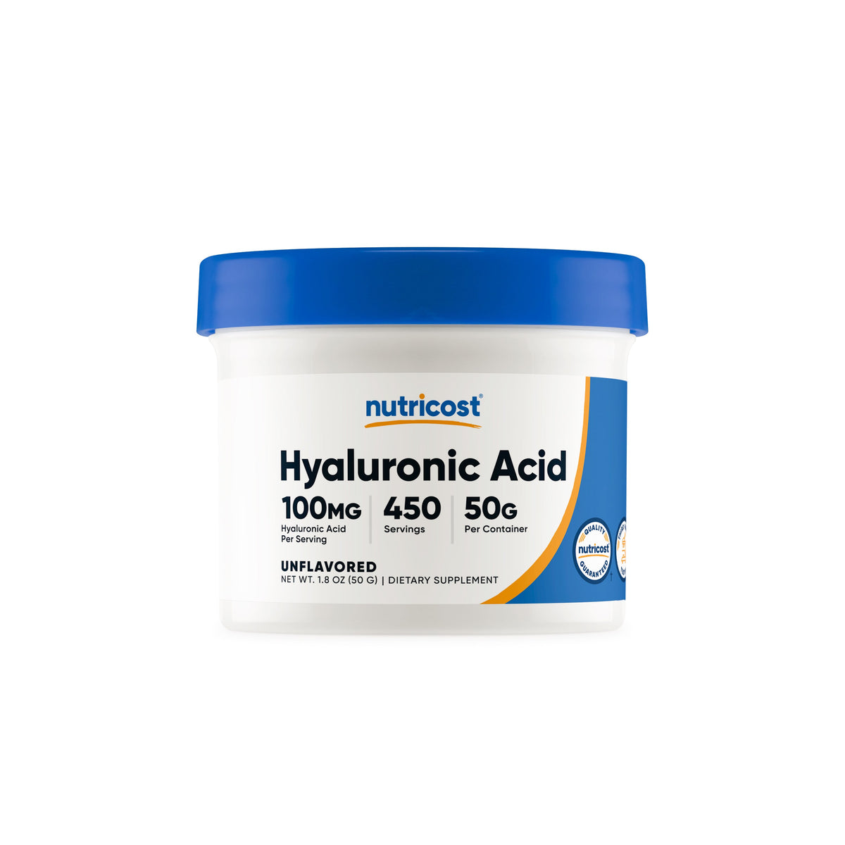 Nutricost Hyaluronic Acid Powder 100mg, 450 Servings