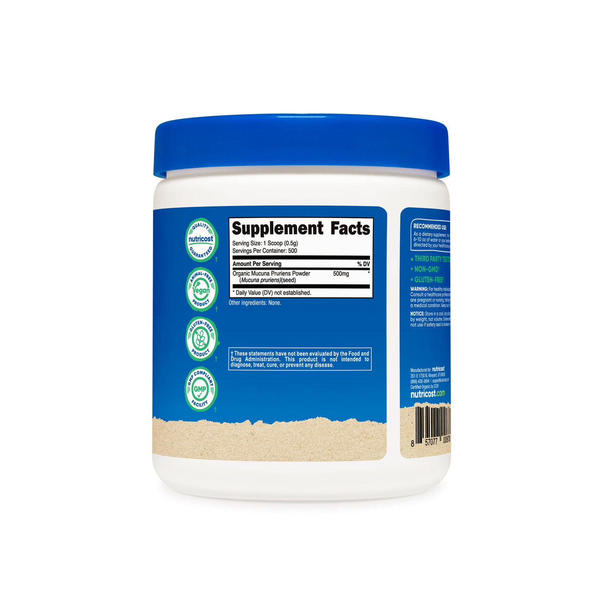 Supplement facts panel