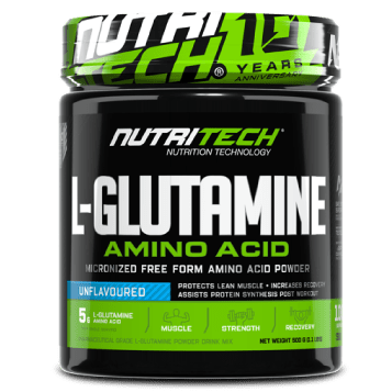 Nutritech L-Glutamine 500g (100 Servings)