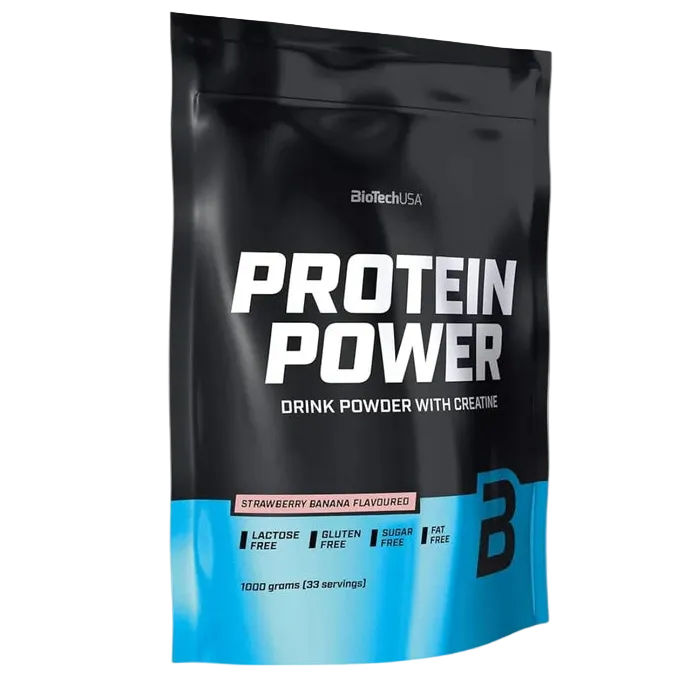 BioTech USA Protein Power – 1 kg 33 Servings | Muscle Growth, Recovery & Daily Protein Support