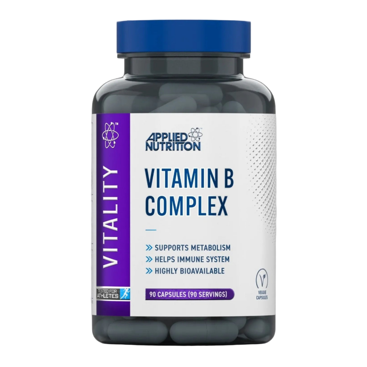 Applied Nutrition Vitamin B Complex High Strength, 90 Vegan Capsules | The Supplement Lab Lebanon