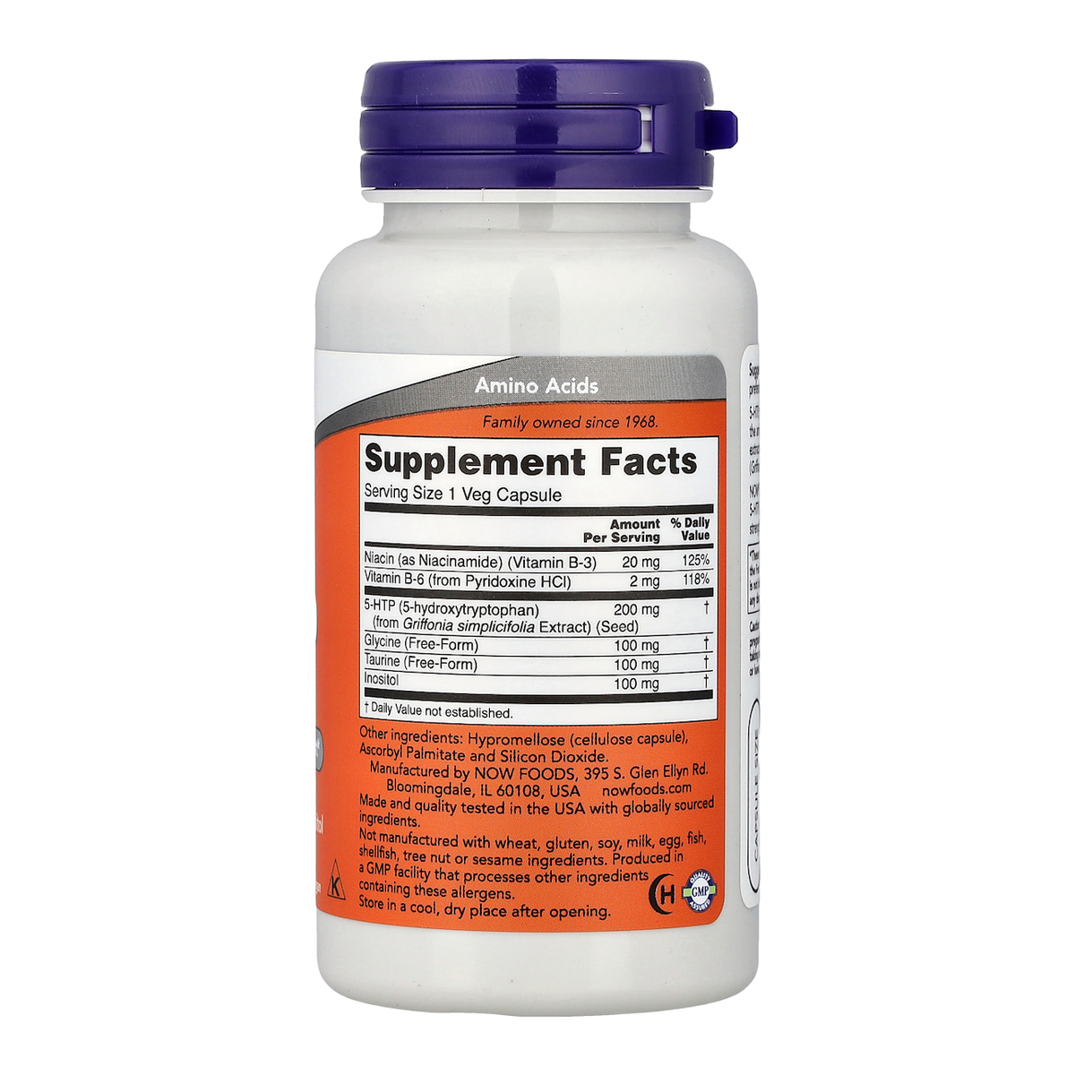 Supplement facts panel