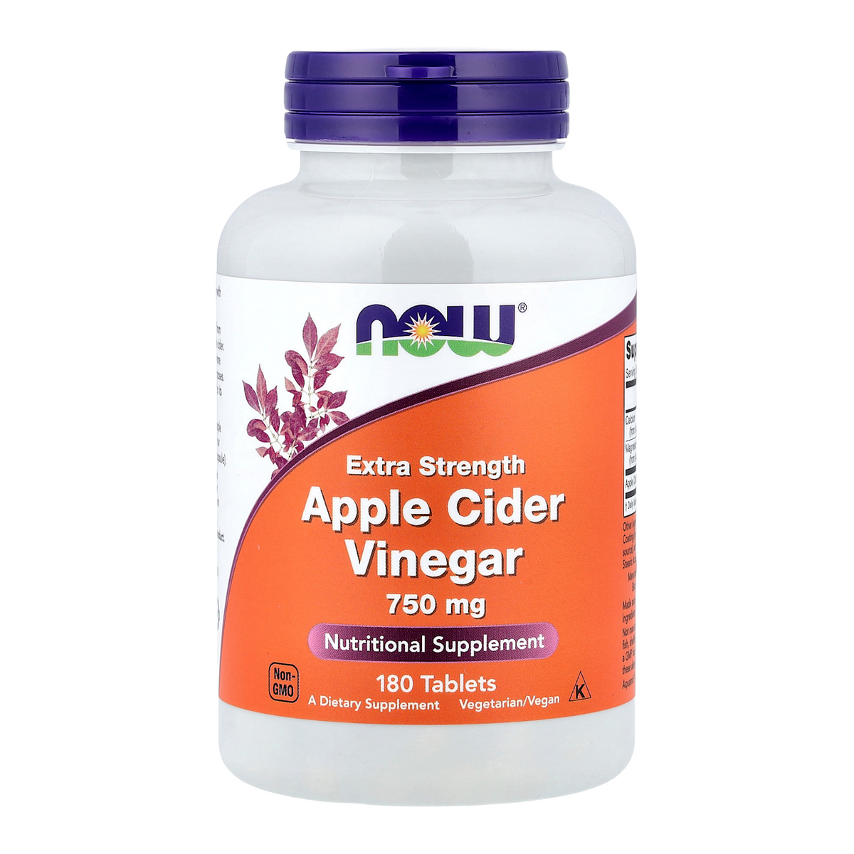 NOW Foods Apple Cider Vinegar 750mg
