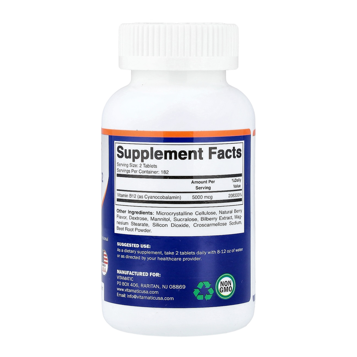 Supplement facts panel