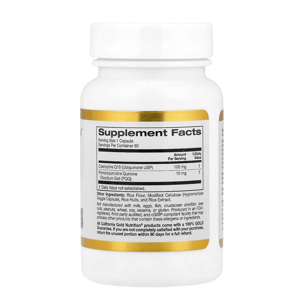 Supplement facts panel