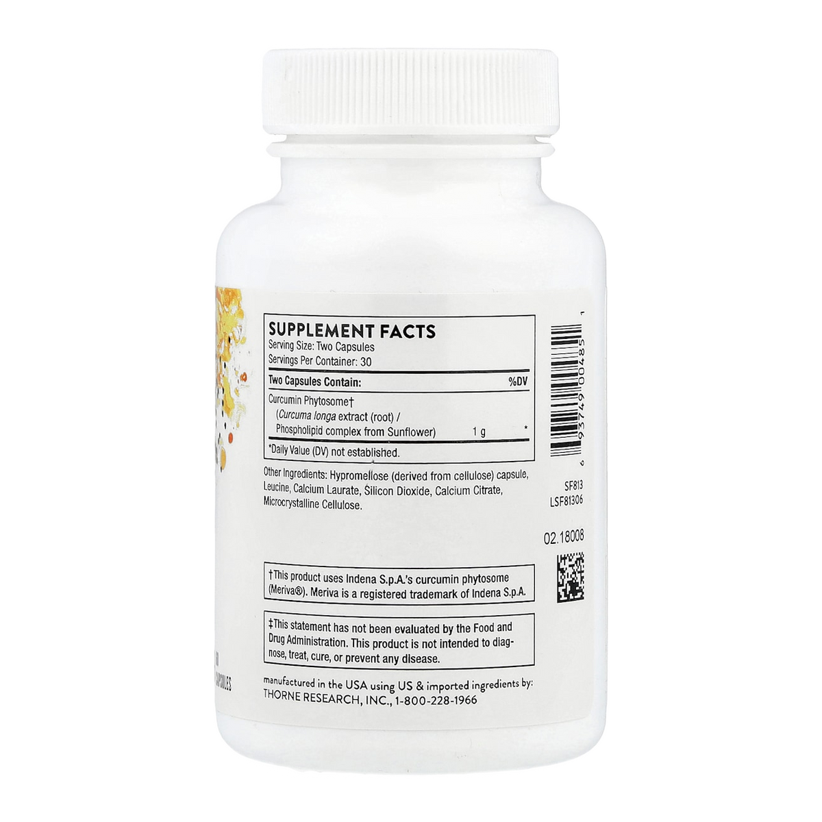 Supplement facts panel