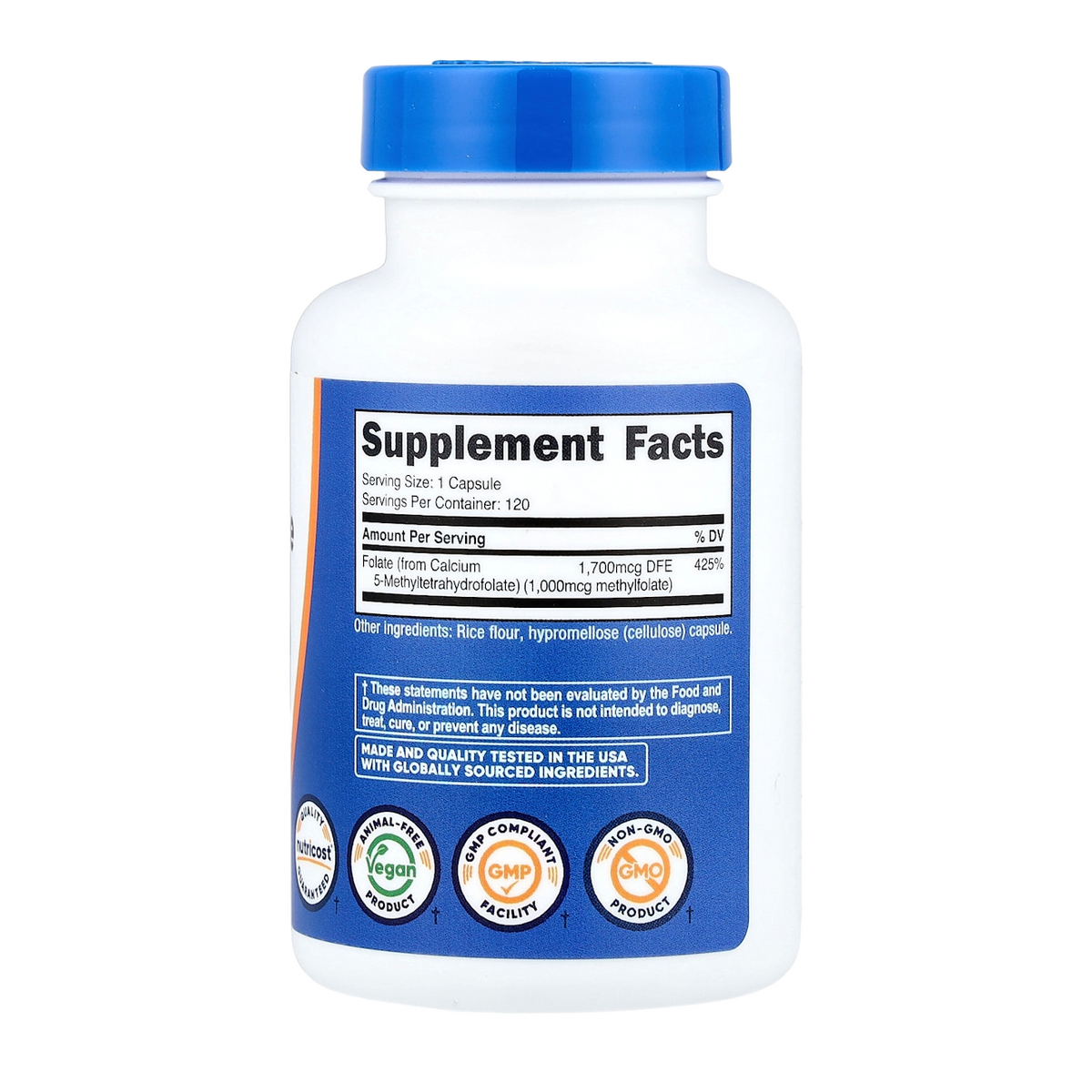 Supplement facts panel