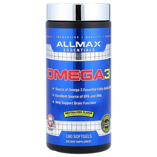 ALLMAX Omega-3 Fish Oil EPA & DHA (180 Softgels) | The Supplement Lab Lebanon