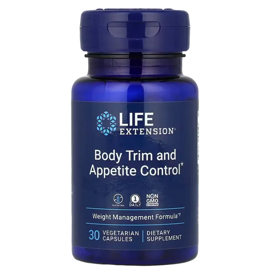 Life Extension Body Trim & Appetite Control – 30 Vegetarian Capsules | Metabolism, Appetite & Weight Management Support
