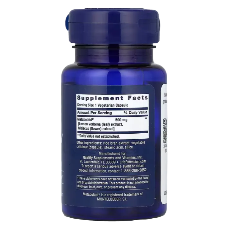Life Extension Body Trim & Appetite Control – 30 Vegetarian Capsules | Metabolism, Appetite & Weight Management Support