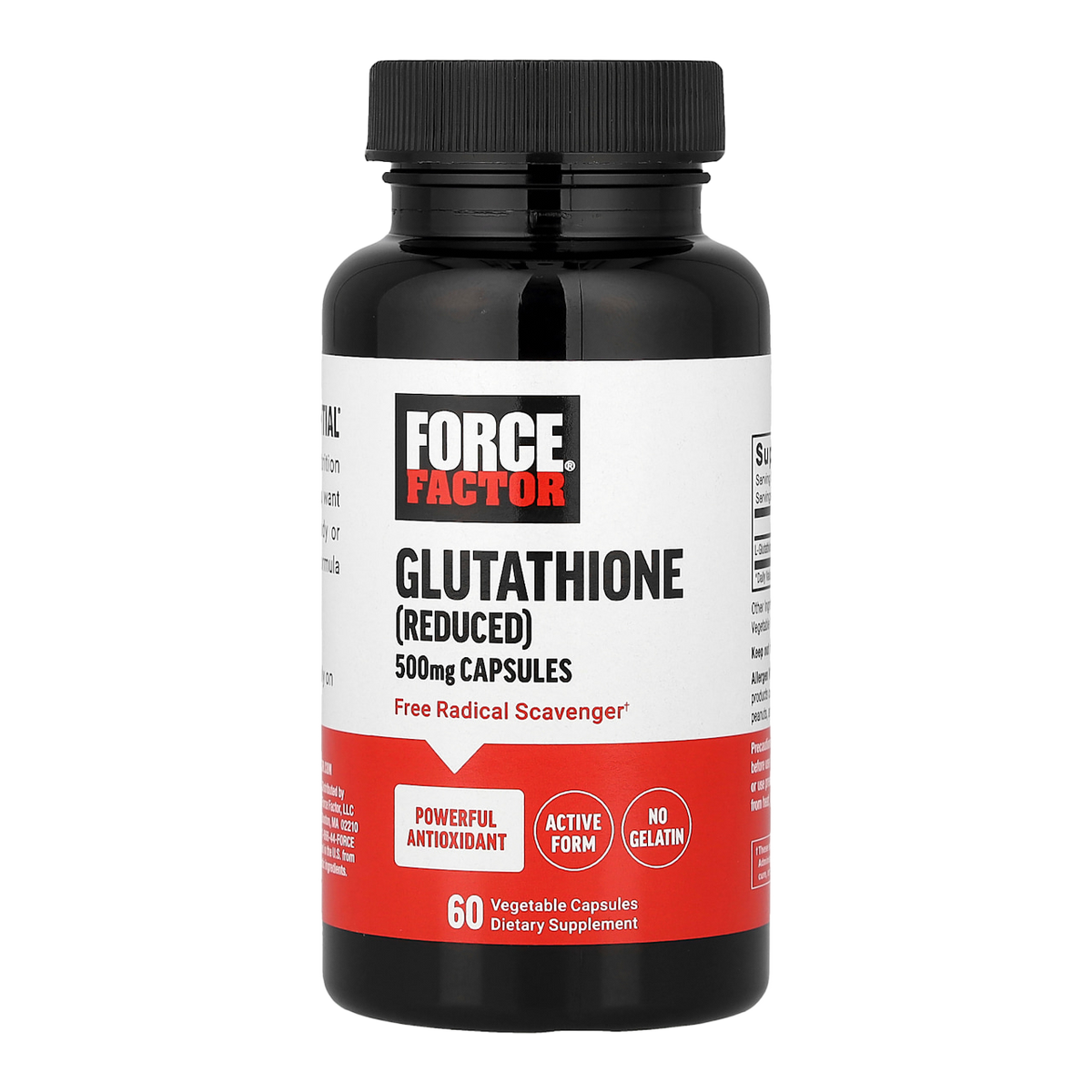 glutathione 500mg 60 force factor