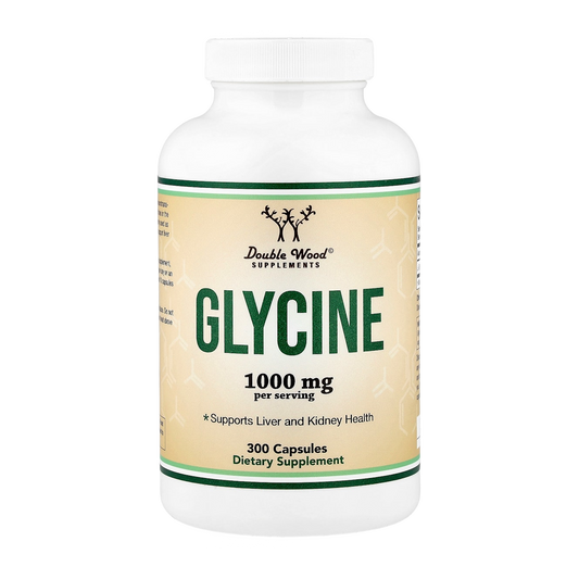 glycine 1000mg 300 double wood 1000mg per 2 capsules