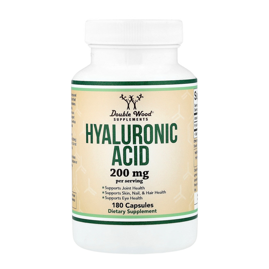 hyaluronic acid 200mg 180 double wood 200mg per 2 capsules