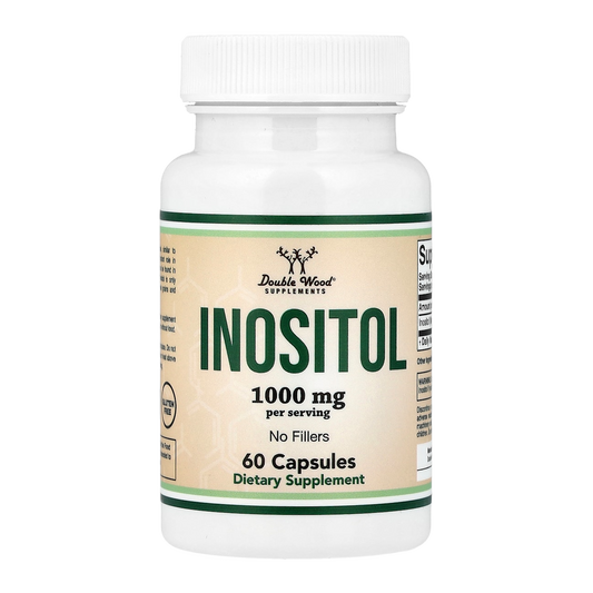 inositol 1000mg 60 double wood 1000mg per 2 capsules