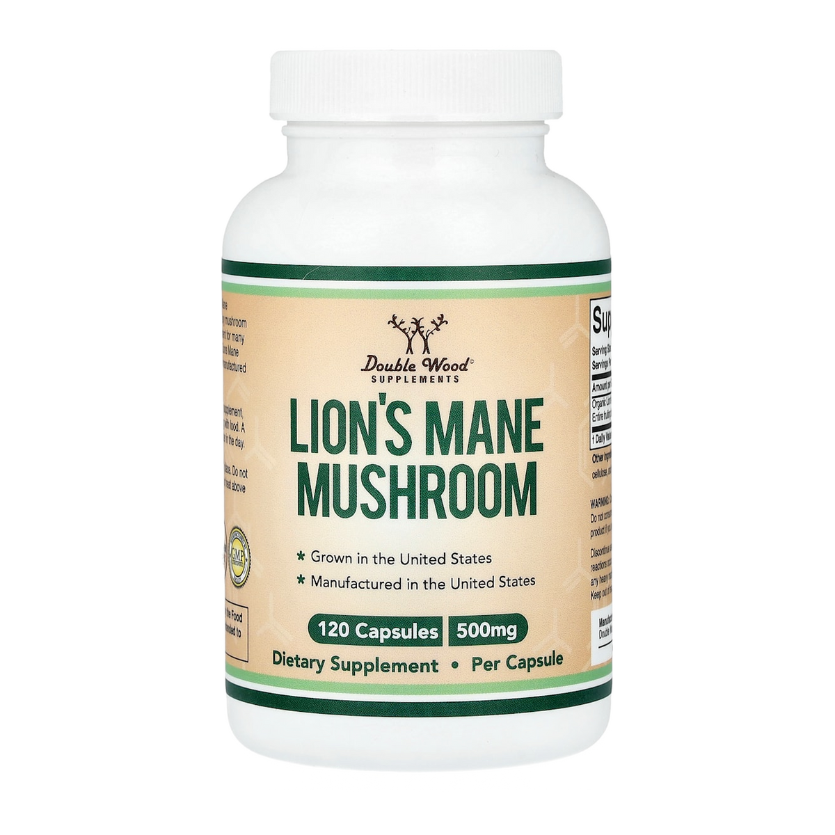 lions mane 500mg 120 double wood