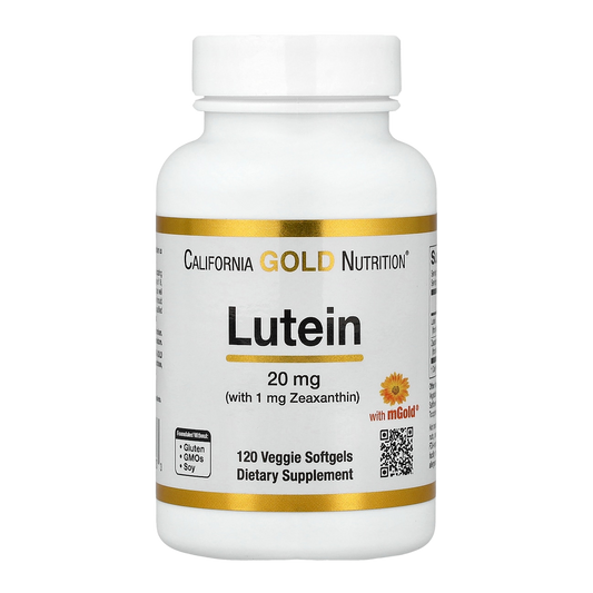 lutein 20mg 120 california gold nutrition